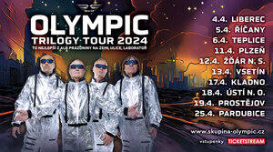 LEGENDÁRNÍ OLYMPIC SE NA SVÉ TRILOGY TOUR 2024 ZASTAVÍ VE VSETÍNĚ