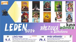 Kulturní přehled - Kino Admira - LEDEN 2024