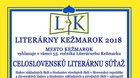  Literárny Kežmarok 2018 - vyhlásenie celoslovenskej literárnej súťaže