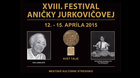 12. - 15.4.2015 XVIII FESTIVAL ANIČKY JURKOVIČOVEJ